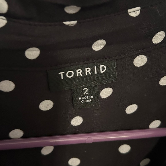 Torrid Georgette Size 2 Blouse - Picture 3 of 4